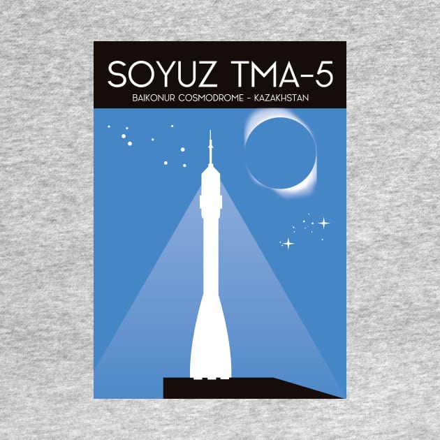 Soyuz Baikonur Cosmodrome - Kazakhstan space art by nickemporium1